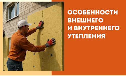 Какие особенности внешнего и внутреннего утепления в Малоярославце