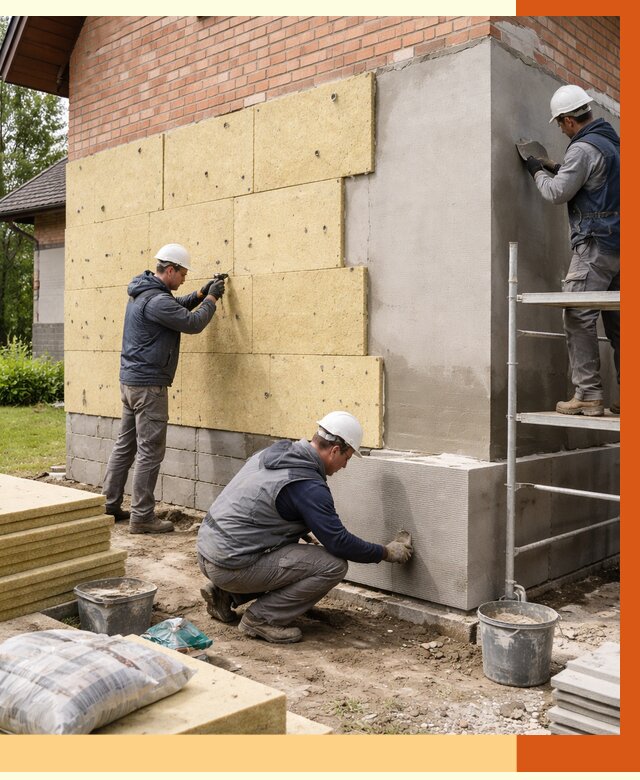 Утепление частного дома в Малоярославце под ключ от 7757 руб/м2 — недорого | ТепломастерМлр