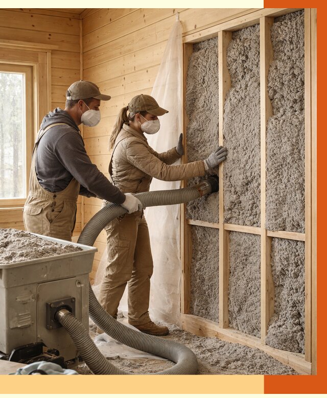 Утепление дачного дома эковатой в Малоярославце от 1500 руб./м2 — комплексно, ТепломастерМлр