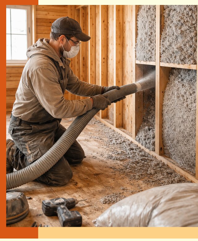 Утепление дачного дома эковатой в Малоярославце — быстро и надёжно