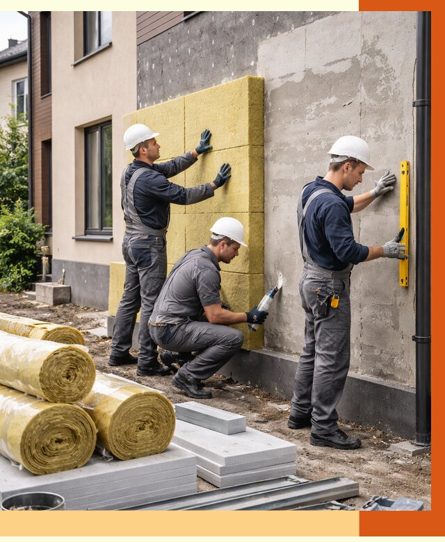 Утепление таунхауса в Малоярославце от 7446 руб/м2 — комплекс под ключ | ТепломастерМлр