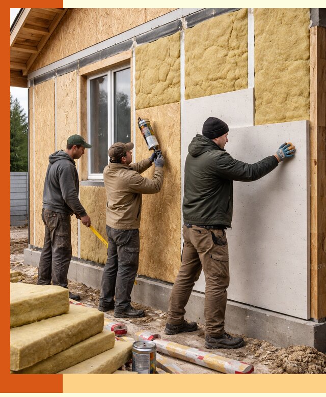 Профессиональное утепление дома из SIP-панелей в Малоярославце