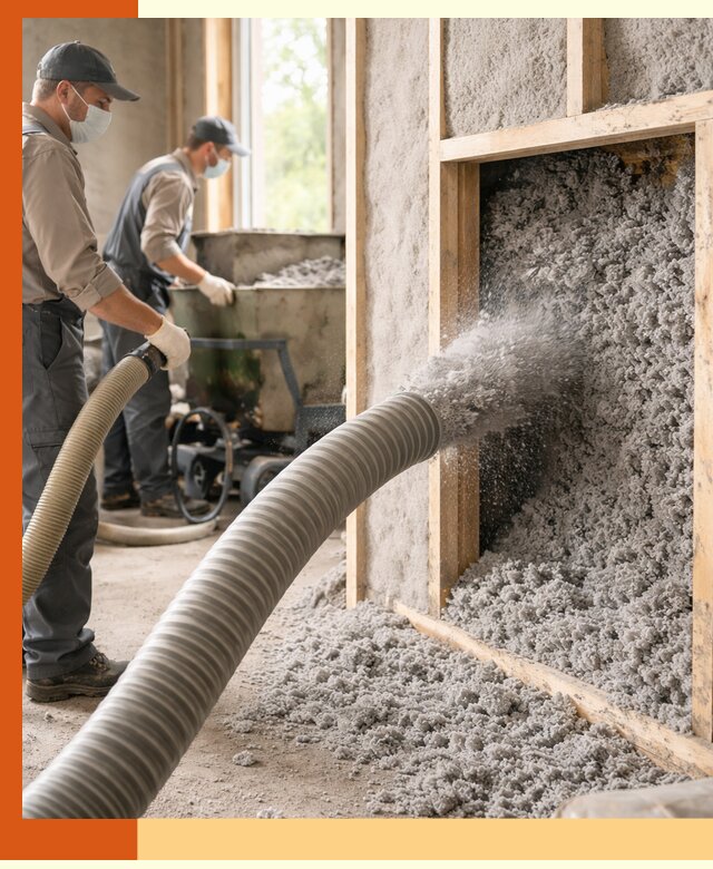 Утепление коттеджа эковатой в Малоярославце с гарантией качества