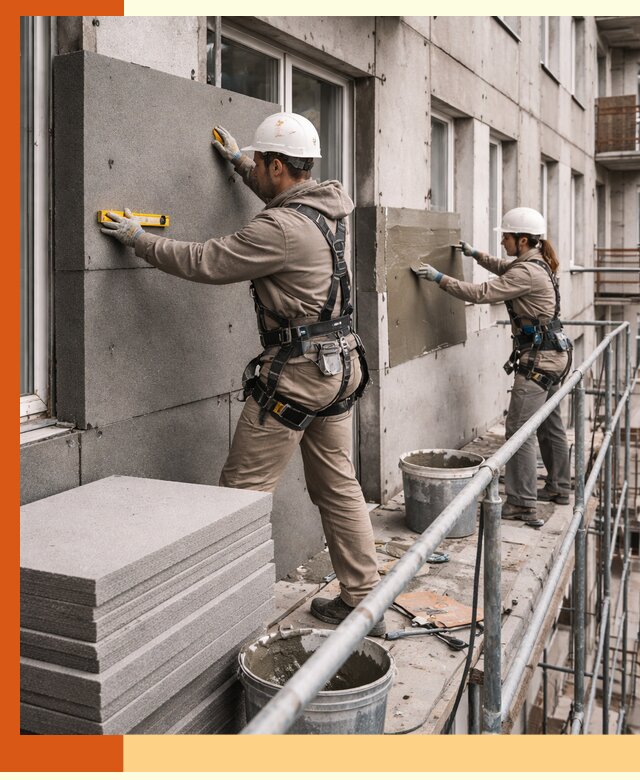 Утепление квартиры снаружи под ключ в Малоярославце