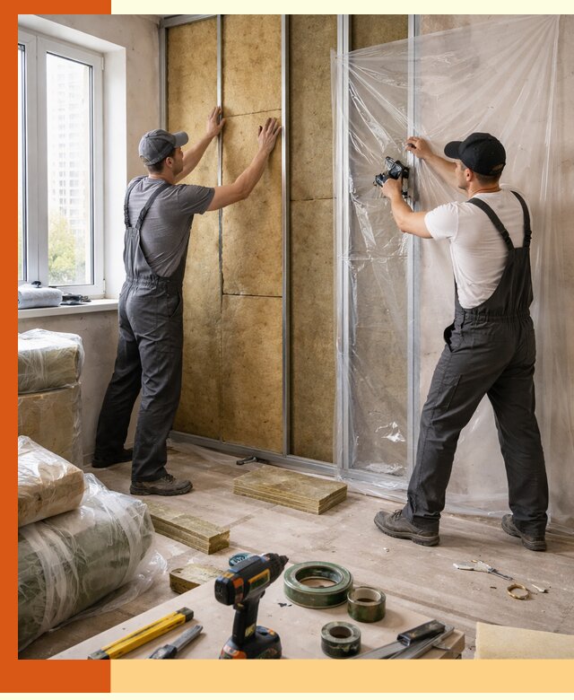 Утепление квартиры изнутри профессионально в Малоярославце