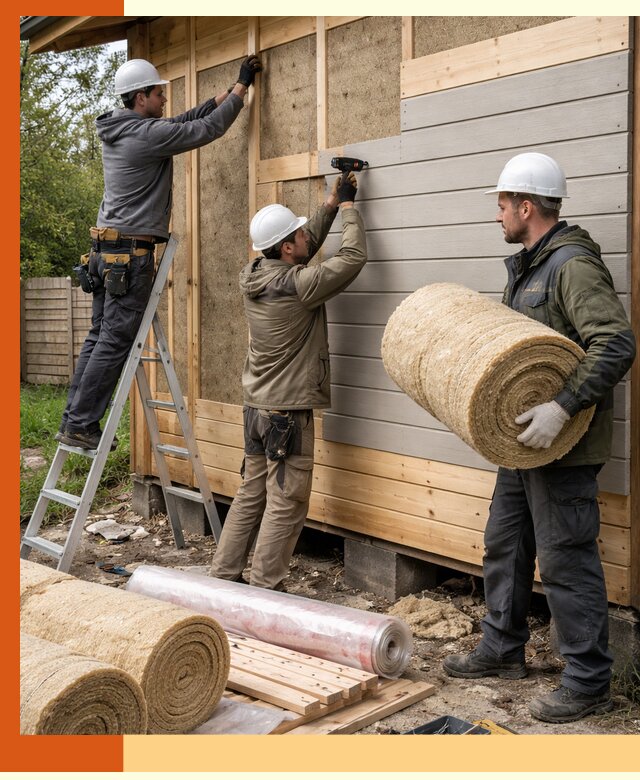 Утепление бани снаружи в Малоярославце профессионально и надежно