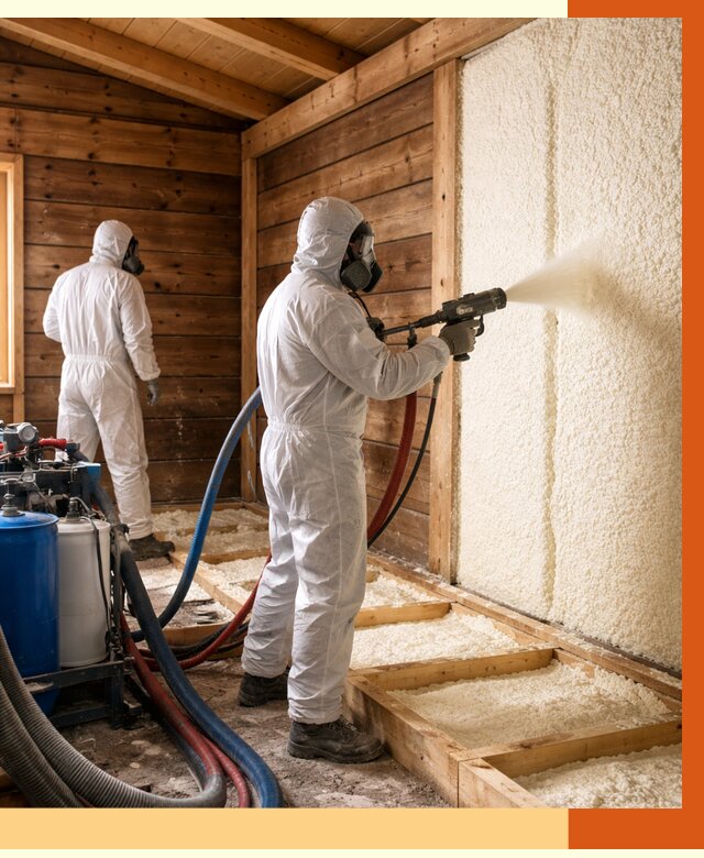 Утепление бани ппу в Малоярославце под ключ от 4344 руб./м2 | ТепломастерМлр - напыление и монтаж ппу