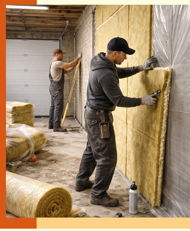 Утепление гаража под ключ в Малоярославце — все виды теплоизоляции