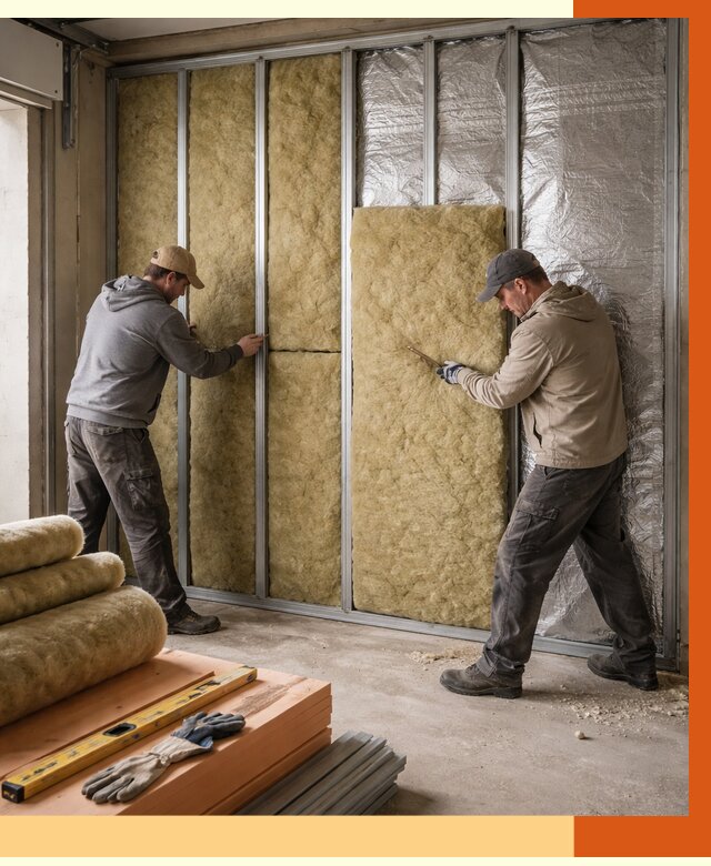 Утепление гаража изнутри в Малоярославце от 7757 руб/м2 — работы и цена | ТепломастерМлр