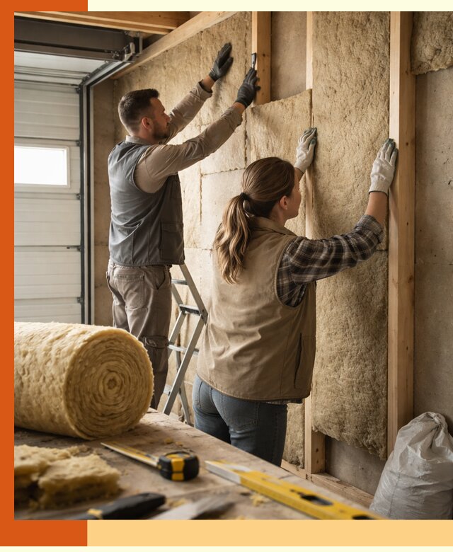 Утепление гаража изнутри в Малоярославце: быстро и надежно