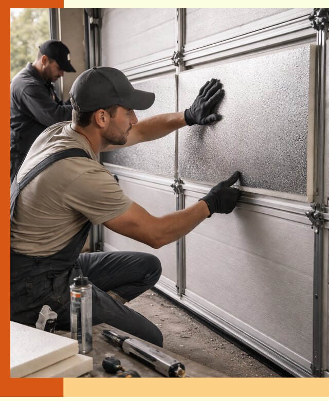 Утепление гаражных ворот в Малоярославце качественно и надежно