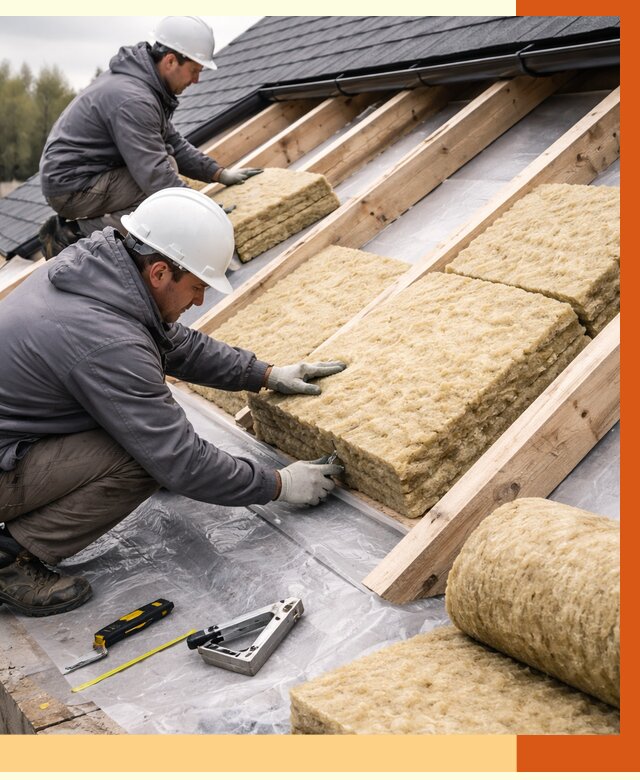 Утепление крыши в Малоярославце от 1913 руб./м2 — комплексное утепление кровли | ТепломастерМлр