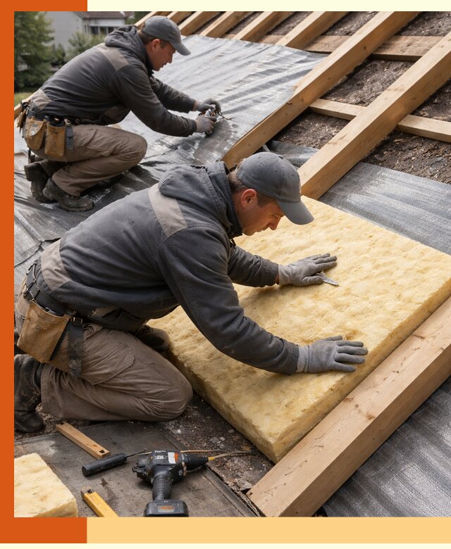 Профессиональное утепление крыши в Малоярославце качественно и надежно