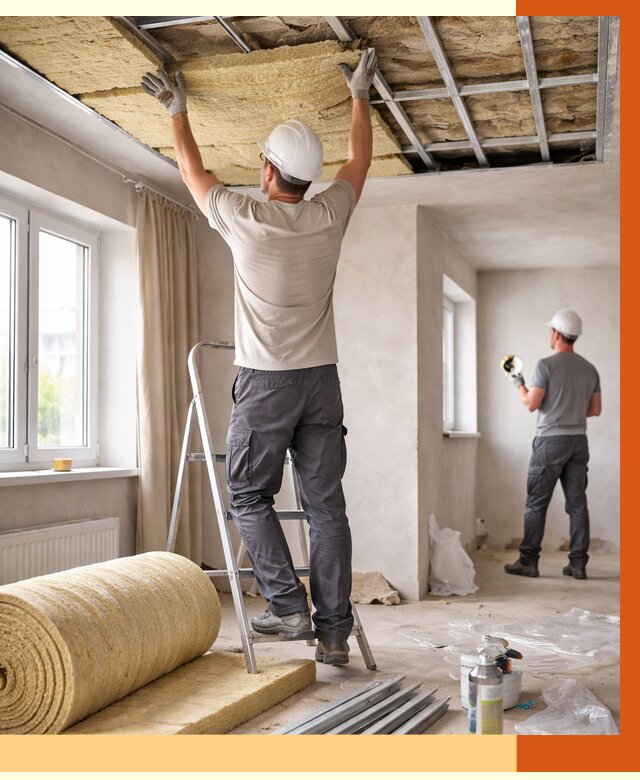 Утепление потолка в частном доме в Малоярославце от 982 руб./м² — работы под ключ | ТепломастерМлр