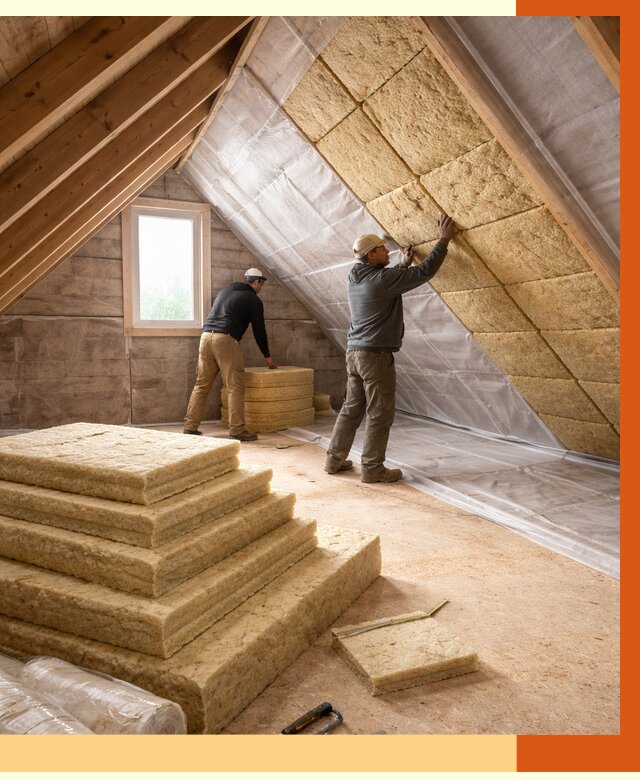 Утепление мансарды в Малоярославце от 2586 руб/м2 — комплексно и под ключ | ТепломастерМлр