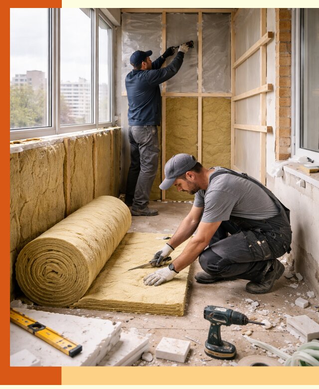 Утепление балкона под ключ в Малоярославце качественно и быстро