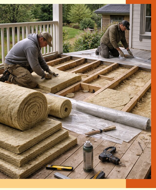 Утепление террасы в Малоярославце от 4344 руб./м2 — утеплить террасу под ключ | ТепломастерМлр