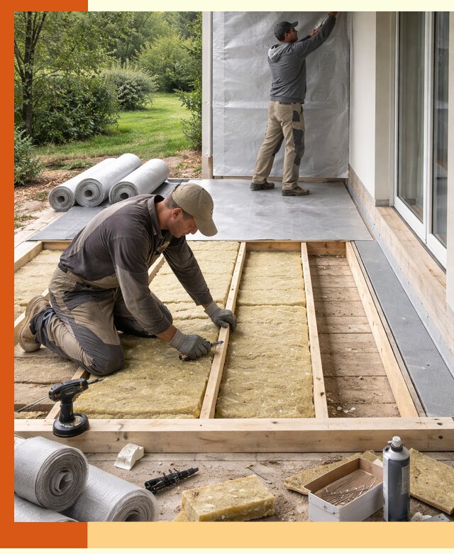 Утепление террасы в Малоярославце — тепло и защита круглогодично