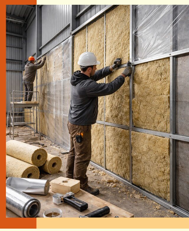 Утепление ангара в Малоярославце — профессиональная теплоизоляция помещений