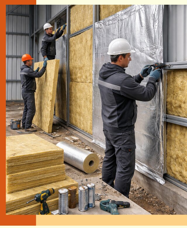 Утепление металлического ангара профессионально в Малоярославце