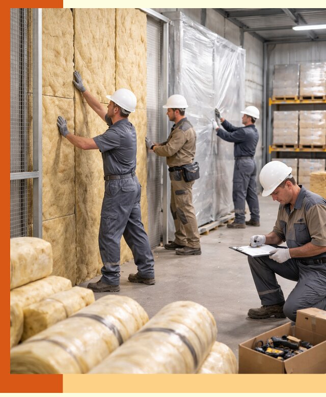 Утепление склада готовой продукции в Малоярославце качественно и быстро