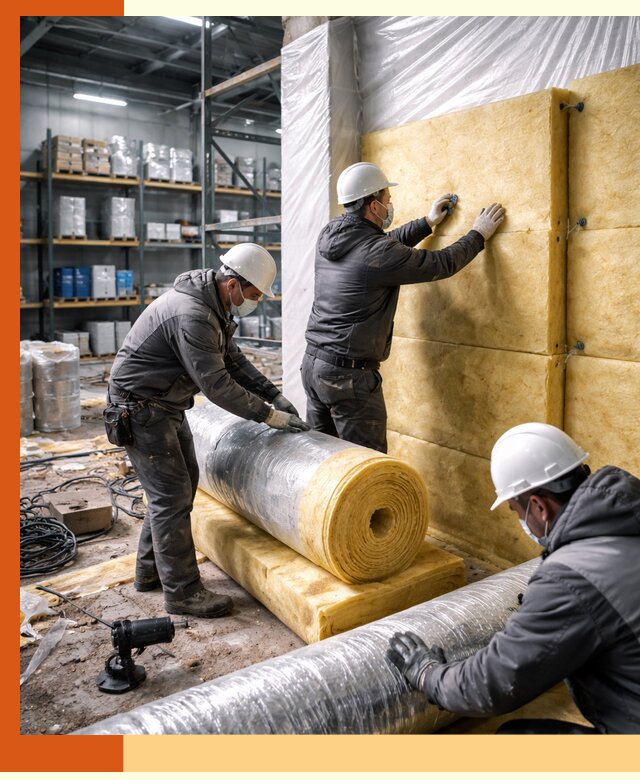 Утепление склада химсырья в Малоярославце: безопасная и эффективная изоляция