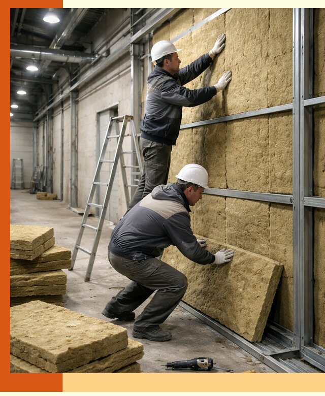 Утепление цеха под ключ в Малоярославце с гарантией качества