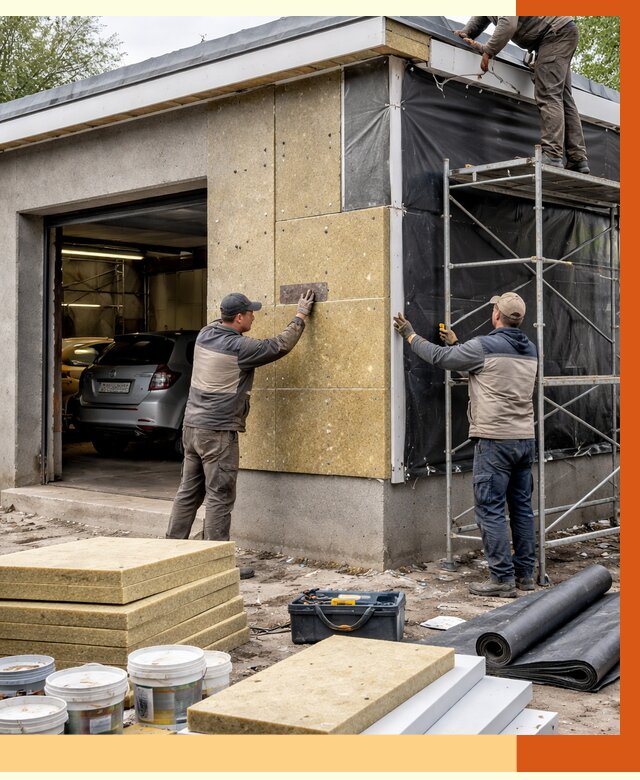 Утепление автосервиса в Малоярославце ппу, пеноизоляция, от 14996 руб/м2 — ТепломастерМлр