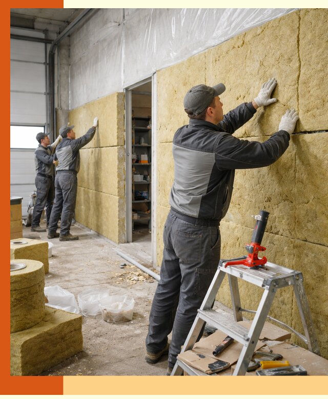 Утепление автосервиса и мастерских в Малоярославце качественно и надёжно