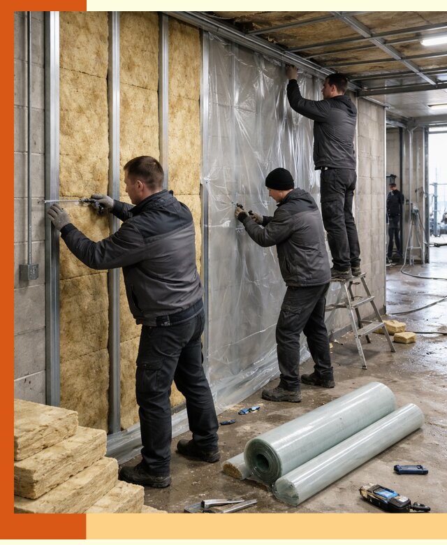 Профессиональное утепление автомойки в Малоярославце для любого типа помещений