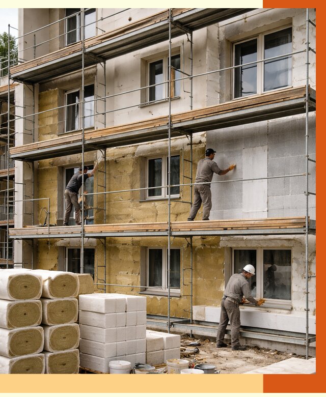 Утепление гостиницы в Малоярославце от 7446 руб./м2 — комплексно, ППУ, под ключ | ТепломастерМлр