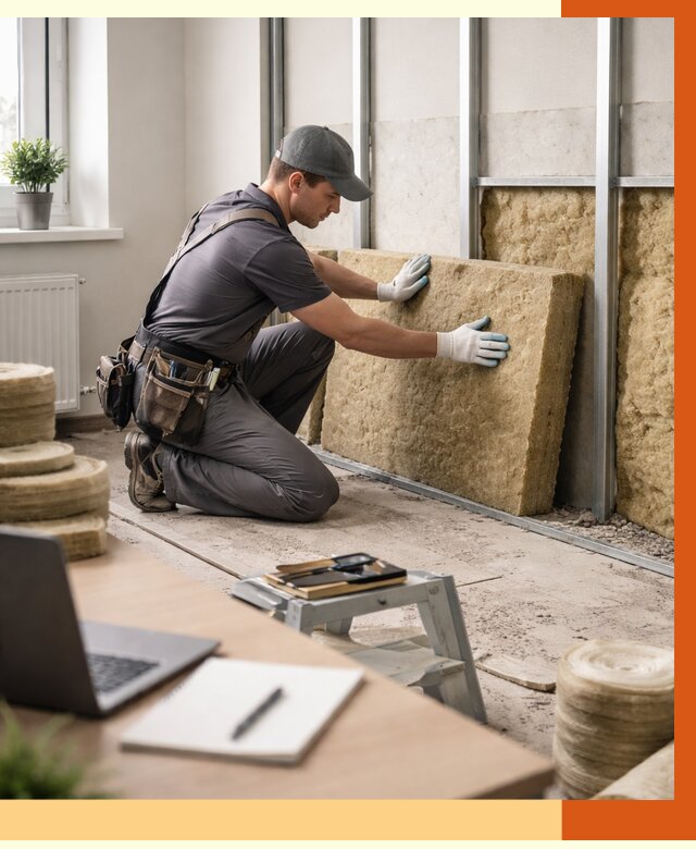 Утепление офиса в Малоярославце от 4654 руб/м2 — комплексное утепление офиса под ключ | ТепломастерМлр