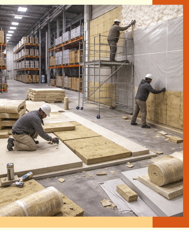 Утепление складского терминала в Малоярославце от 7757 руб./м² под ключ | ТепломастерМлр