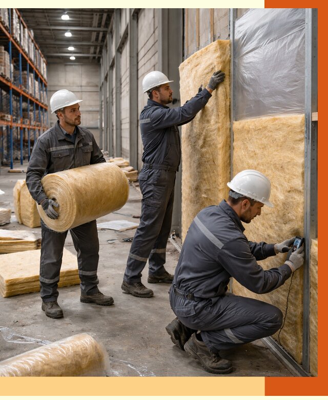 Утепление логистического центра в Малоярославце от 4654 руб/м² под ключ | ТепломастерМлр