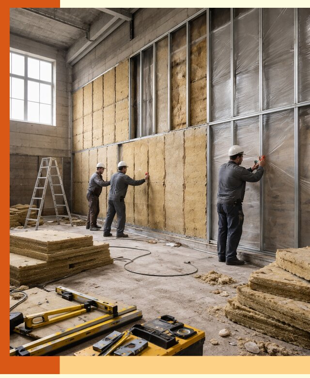 Утепление спортивного зала в Малоярославце качественно и недорого