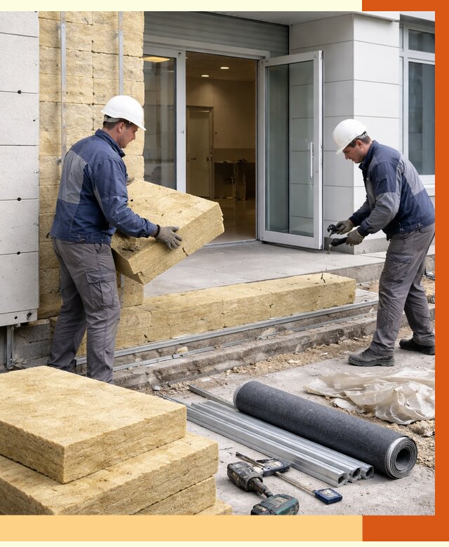 Утепление медицинского центра в Малоярославце под ключ от 12928 руб./м² | ТепломастерМлр