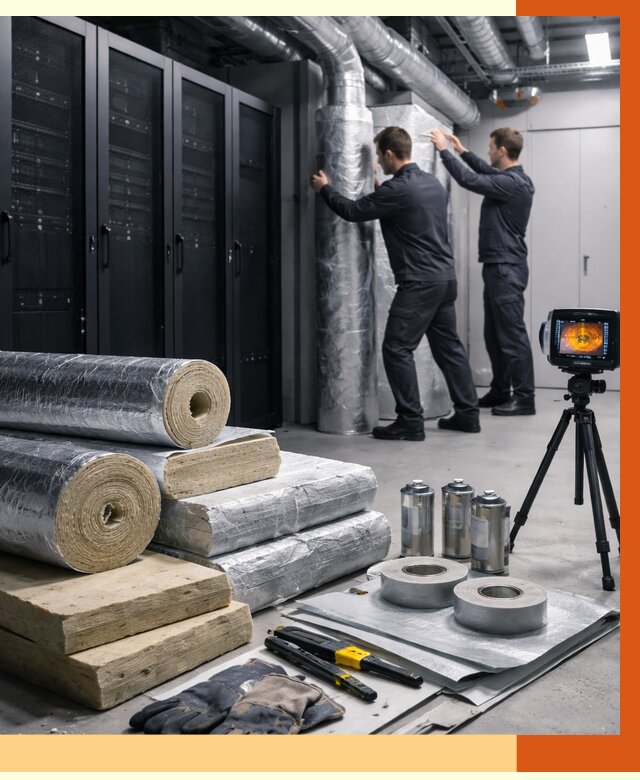 Утепление серверной в Малоярославце от 8791 руб./м² — комплексно под ключ | ТепломастерМлр