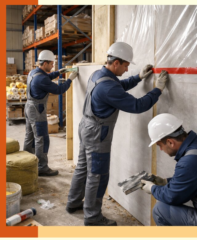 Утепление теплого склада под ключ в Малоярославце