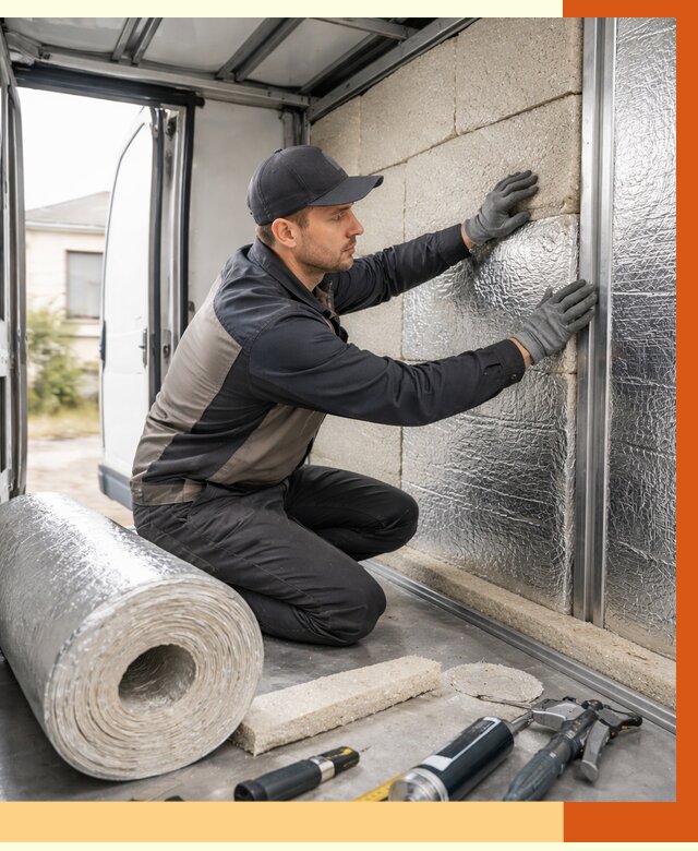 Утепление фургона рефрижератора в Малоярославце от 12928 руб./м² под ключ | ТепломастерМлр