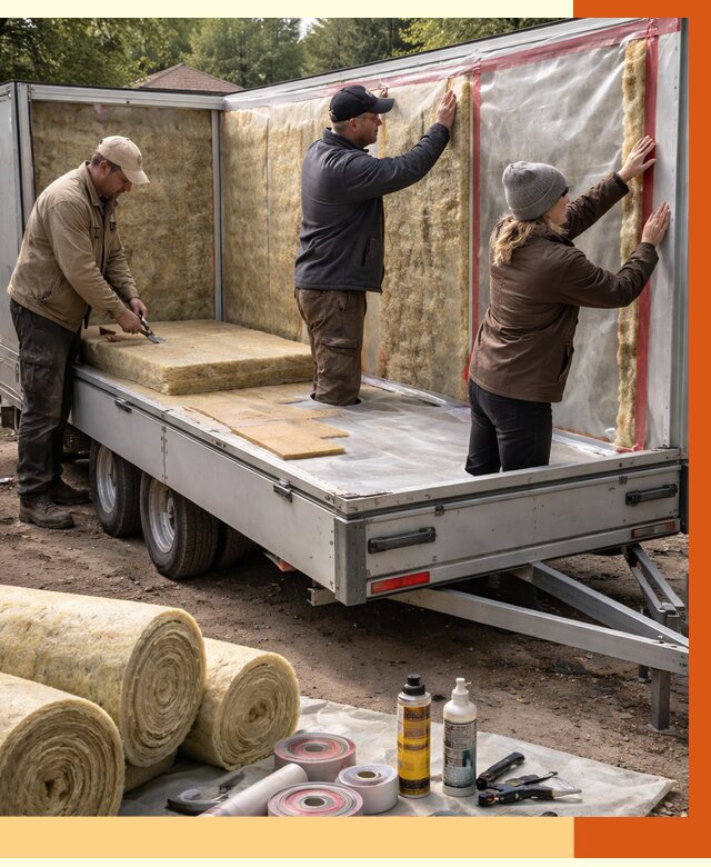 Утепление прицепа в Малоярославце под ключ от 12928 руб. — комплекс от ТепломастерМлр