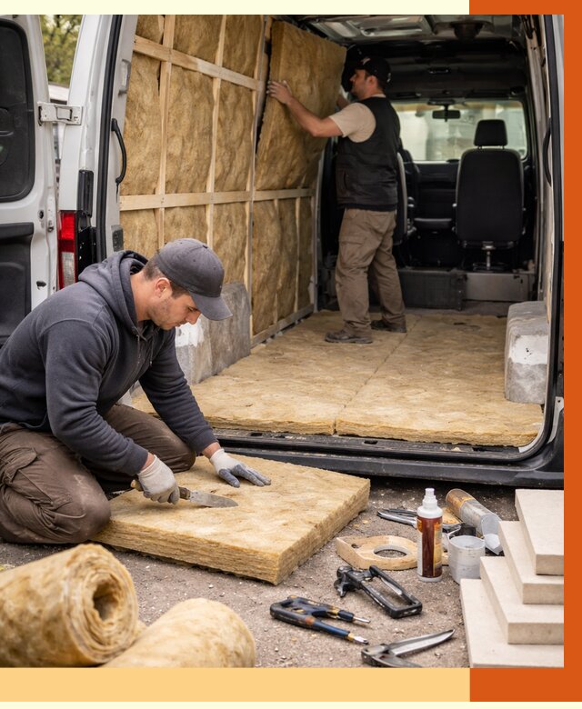 Утепление кемпера в Малоярославце под ключ от 12410 руб. — профессионально | ТепломастерМлр