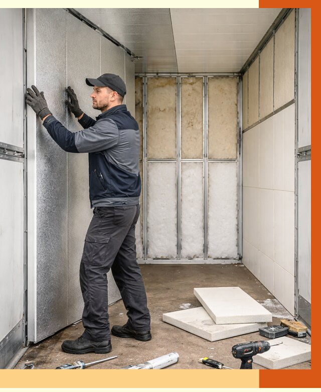 Утепление холодильного кузова в Малоярославце от 13962 руб. под ключ | ТепломастерМлр