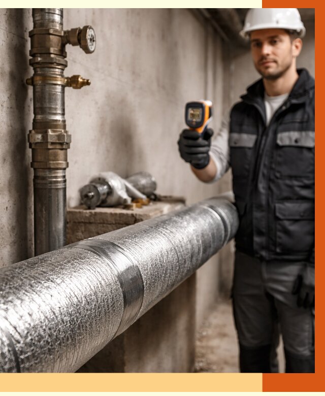 Утепление труб водоснабжения в Малоярославце от 8791 руб. за м² — услуги ТепломастерМлр