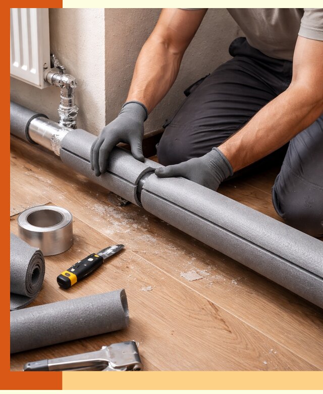 Утепление труб отопления в Малоярославце: теплоизоляция и защита сети