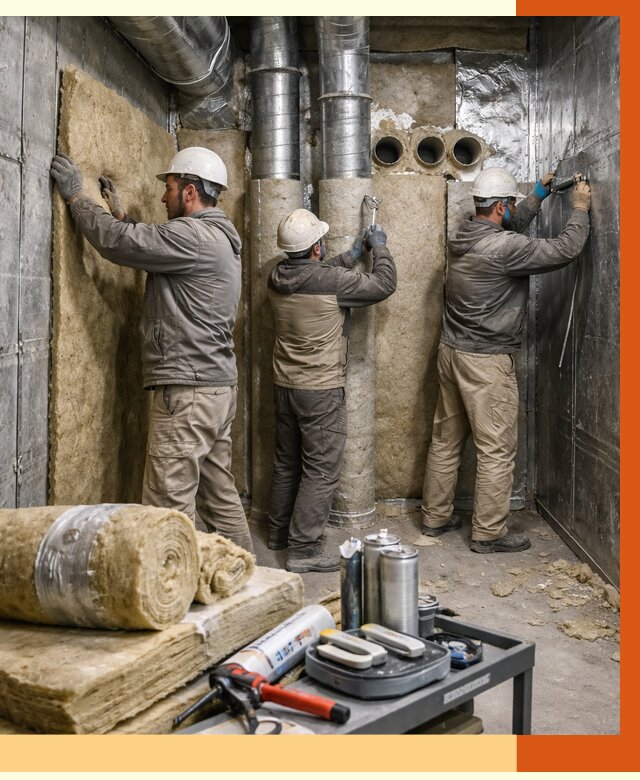 Утепление венткамеры в Малоярославце под ключ от 1500 руб. — профессионально | ТепломастерМлр