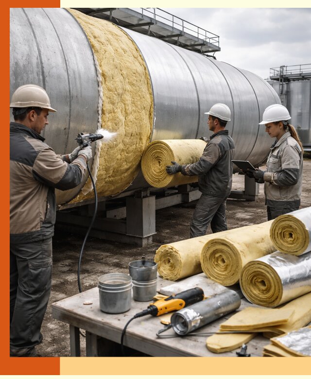 Утепление цистерны в Малоярославце — утеплители и монтаж под ключ