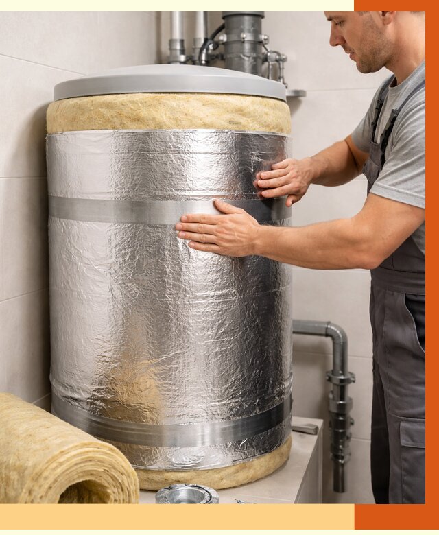 Утепление бойлера в Малоярославце от 4654 руб. под ключ | Утепление ППУ | ТепломастерМлр