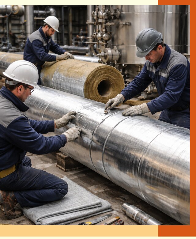 Утепление технологического оборудования в Малоярославце от 4344 руб. за м2 | ТепломастерМлр