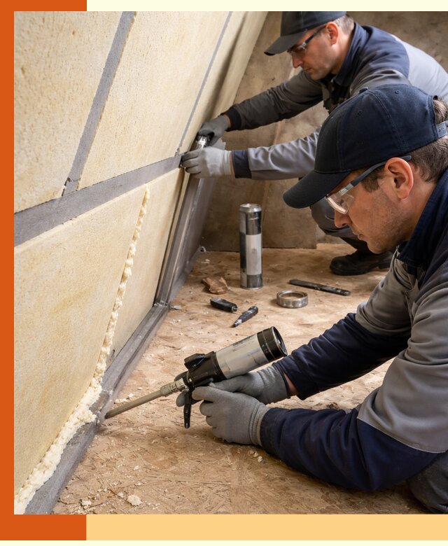 Герметизация стыков ППУ в Малоярославце — надежное уплотнение швов