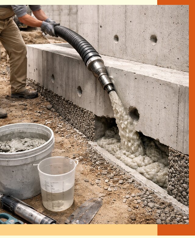 Заполнение полостей фундамента в Малоярославце от 7033 руб. под ключ | ТепломастерМлр